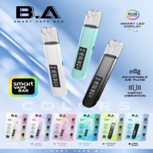 B.A一代主機|可調式LED顯示屏可發光煙桿 適配一代煙彈
