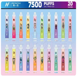 INF無限拋棄式|鬼滅之刃聯名款7500口一次性電子煙#貨到付款#