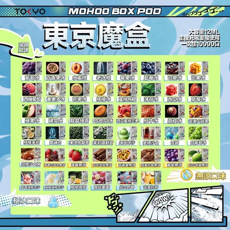 TOKYO MOHOO BOX東京魔盒煙彈可替換式電子煙|日本熱銷品牌